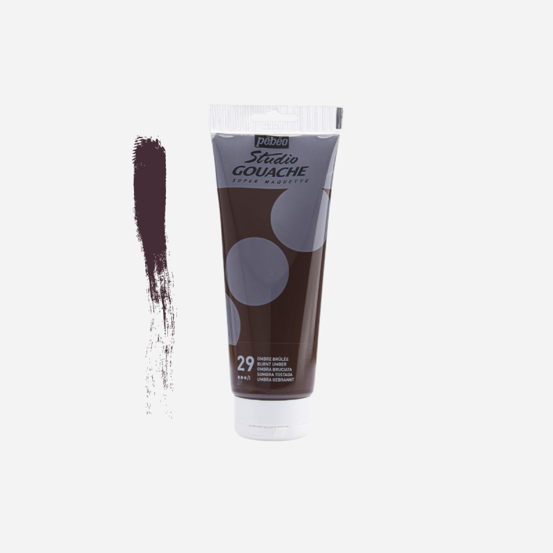 PEBEO STUDIO GOUACHE 220ML - BURNT UMBER