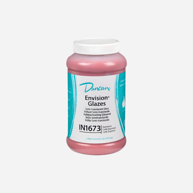 DUNCAN ENVISION BRUSH-ON GLAZE - ESPRESSO - 473ML