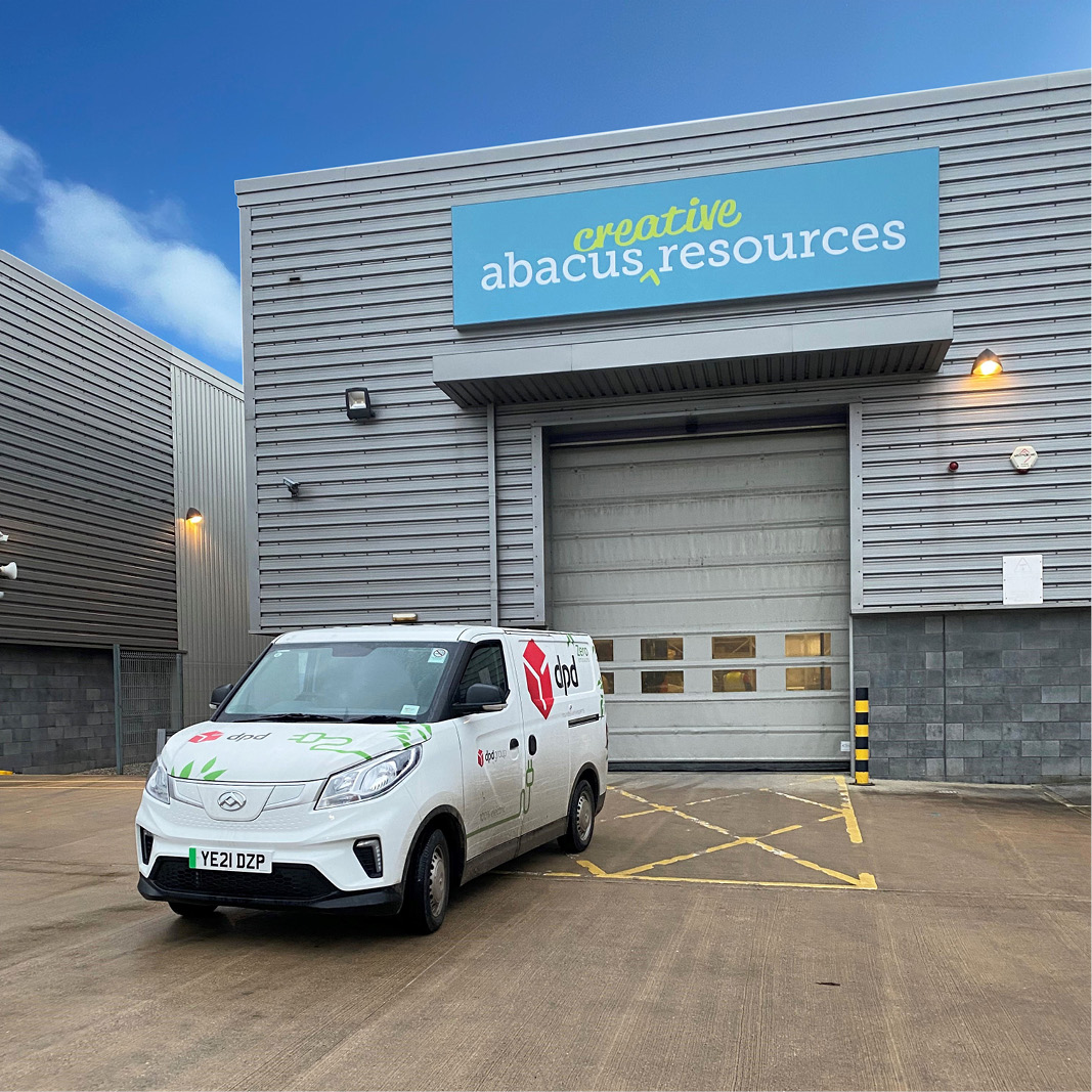 DPD Electric Vehicle at Abacus Creative Resources